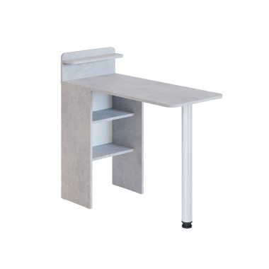 Компьютерный стол-тумба СП-19, ЛДСП Бетон