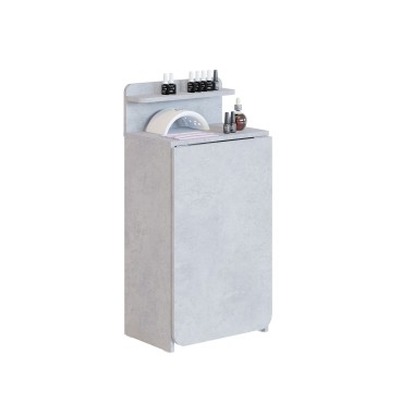 Компьютерный стол-тумба СП-19, ЛДСП Бетон