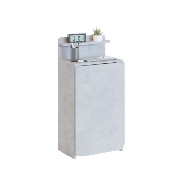 Компьютерный стол-тумба СП-19, ЛДСП Бетон