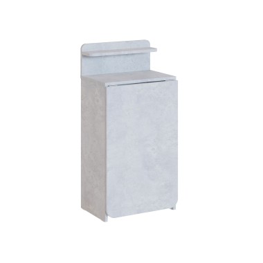 Компьютерный стол-тумба СП-19, ЛДСП Бетон