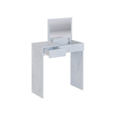 Туалетный столик СП-22, откидная крышка, ЛДСП Бетон