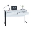 Письменный стол СПМ-402, металл/ЛДСП Белый