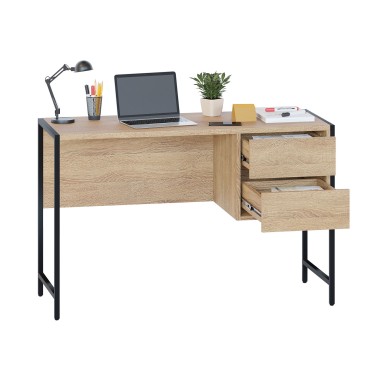 Письменный стол СПМ-404, металл/ЛДСП Дуб Сонома