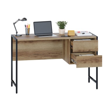 Письменный стол СПМ-404, металл/ЛДСП Дуб Делано