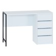 Письменный стол СПМ-405, металл/ЛДСП Белый