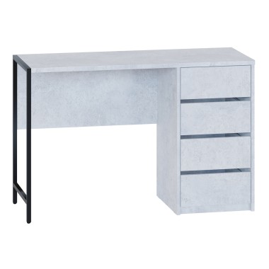 Письменный стол СПМ-405, металл/ЛДСП Бетон