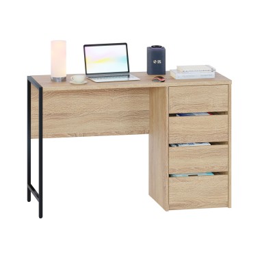 Письменный стол СПМ-405, металл/ЛДСП Дуб Сонома