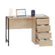 Письменный стол СПМ-405, металл/ЛДСП Дуб Сонома