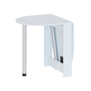 Стол-книжка СП-18 new, металл/ЛДСП Белый