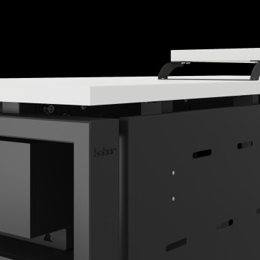 Стол офисный Kobor P-160/60 black/premium                                                    