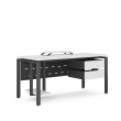 Стол офисный Kobor P-160/60 black/premium
