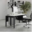 Стол офисный Kobor P-160/60 black/premium